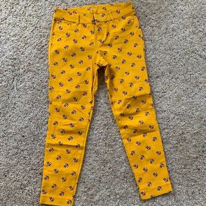 Old Navy Pixie Pants Fowers all over